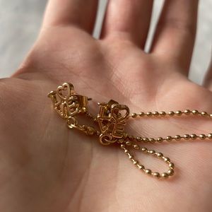 Target LOVE Earrings Stud Earrings with Dangle Detailing